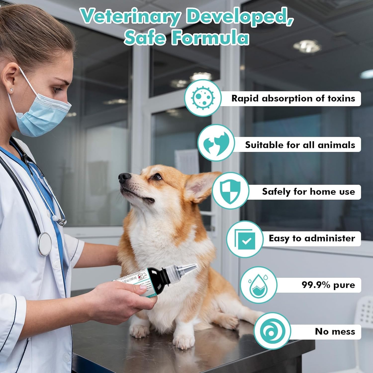 ROZJOVU Charbon Actif Chiens Sans OGM Sans Gluten - formule sûre.