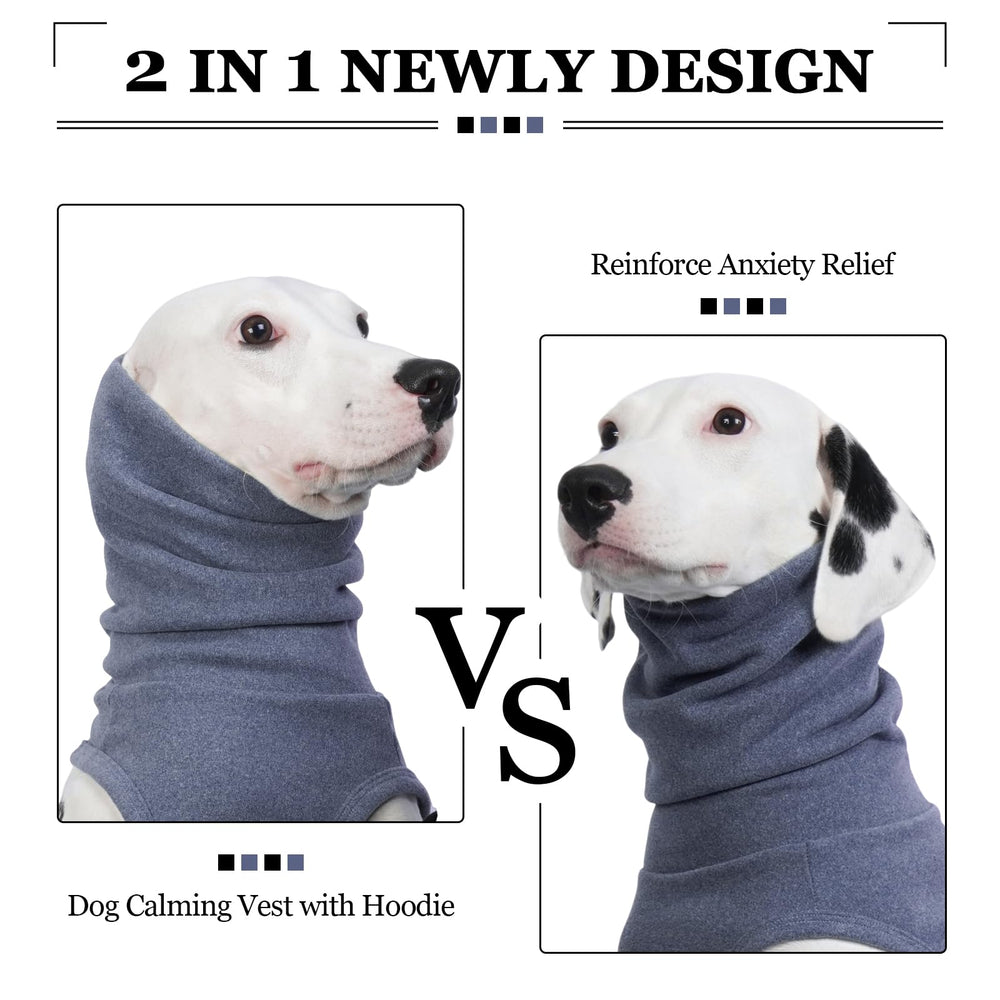ROZKITCH capuche/snood pour protection et intimité du chien.