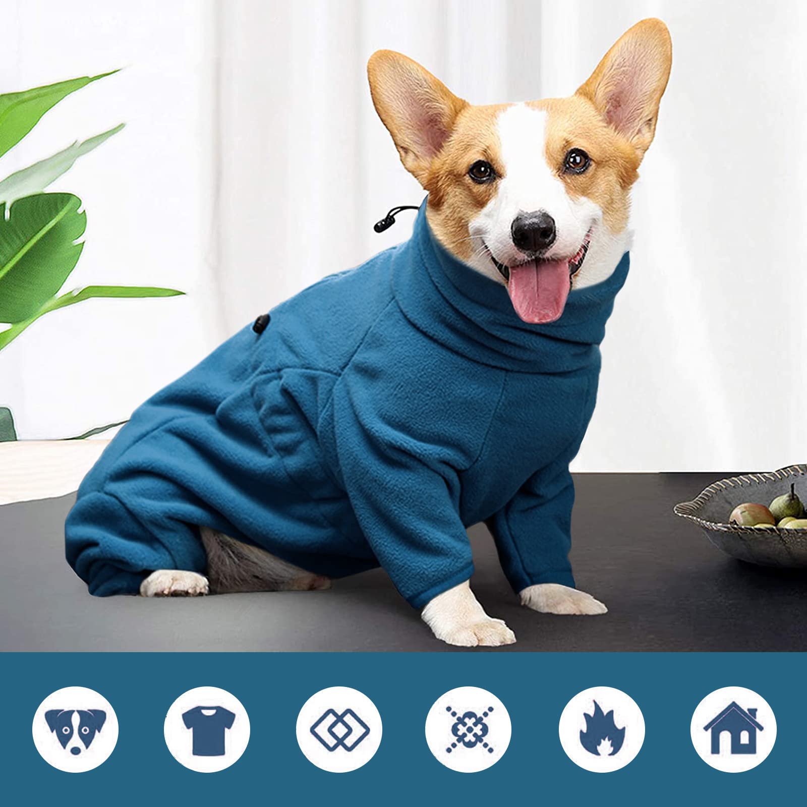 ROZKITCH PJS chien manteau hiver côté droit, ajustement précis et confort.