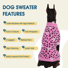 ROZKITCH pull chien grand format, tissu doux et agréable au toucher.