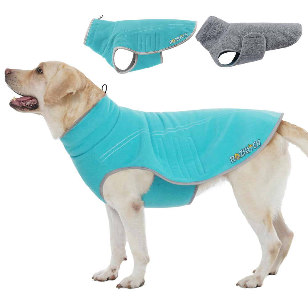 ROZKITCH veste hivernale pour chien vue avant, chaleur durable lors des balades
