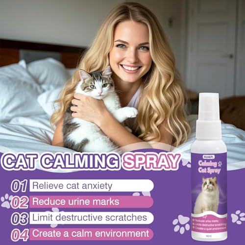 Embout de pulvérisation doux RUAKPL pour rassurer le chat avant une visite.
