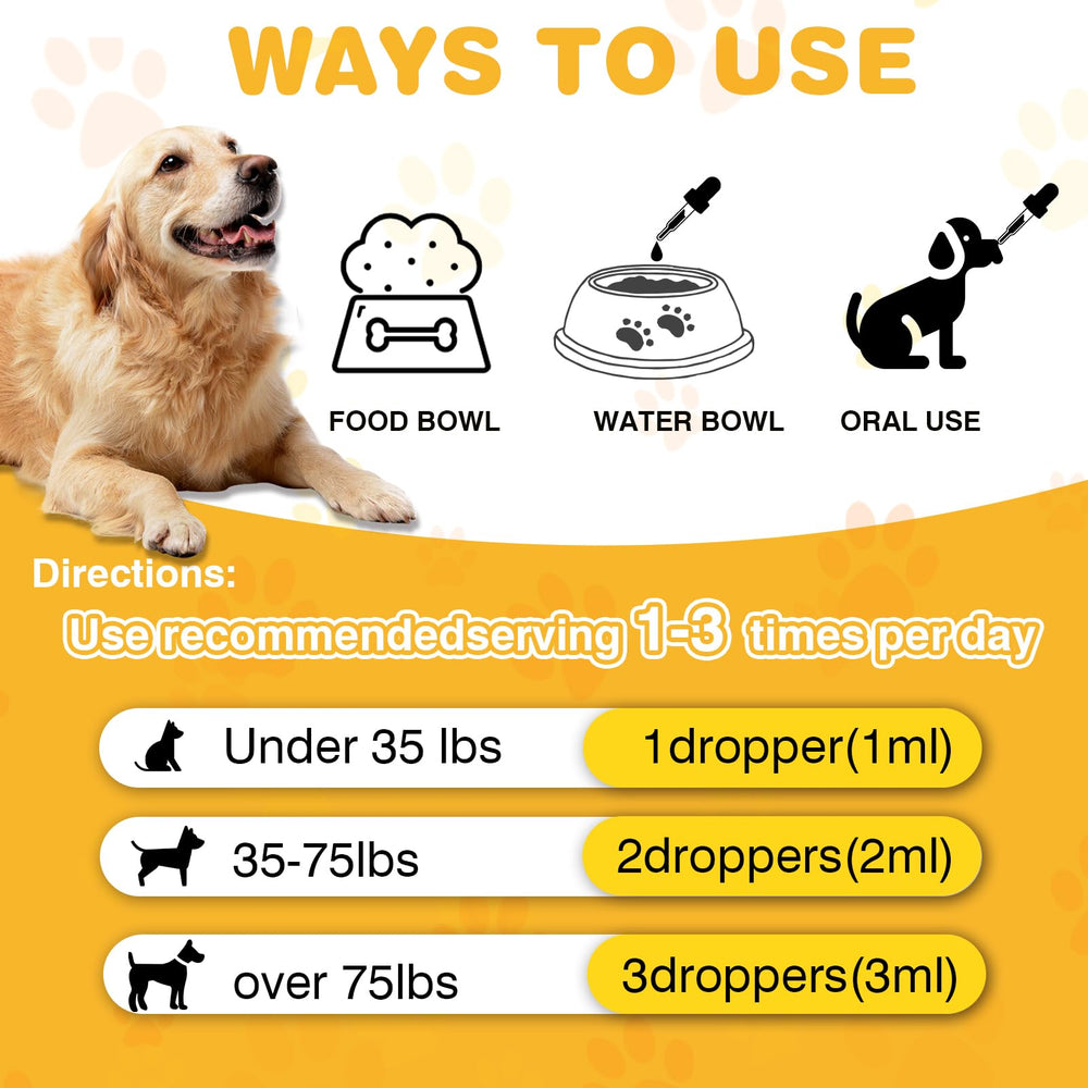 RUAKPL Traitement levure chien – Utilisation facile adaptée à toutes les tailles de chien.