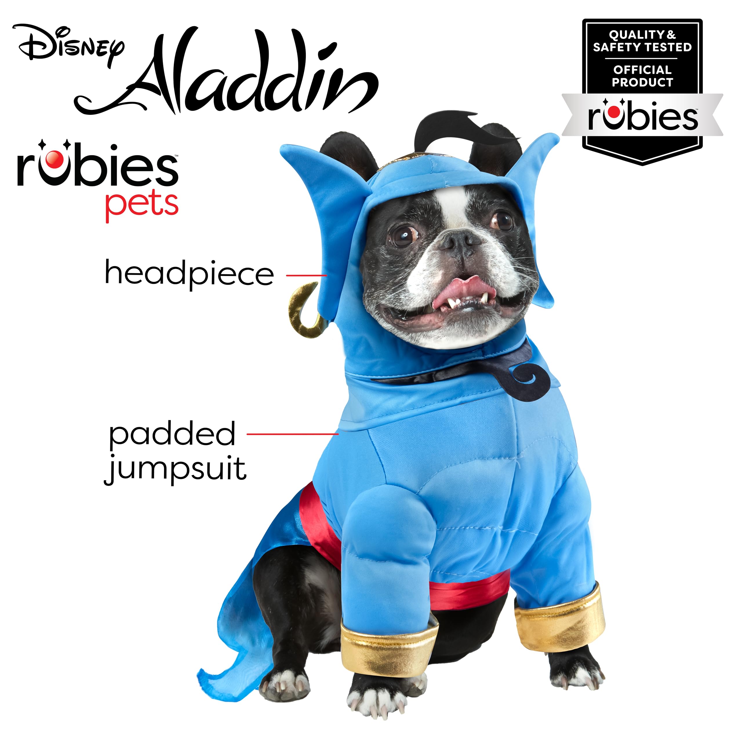 Rubies Aladdin Genie: la tête du costume pour un effet magique en photo.