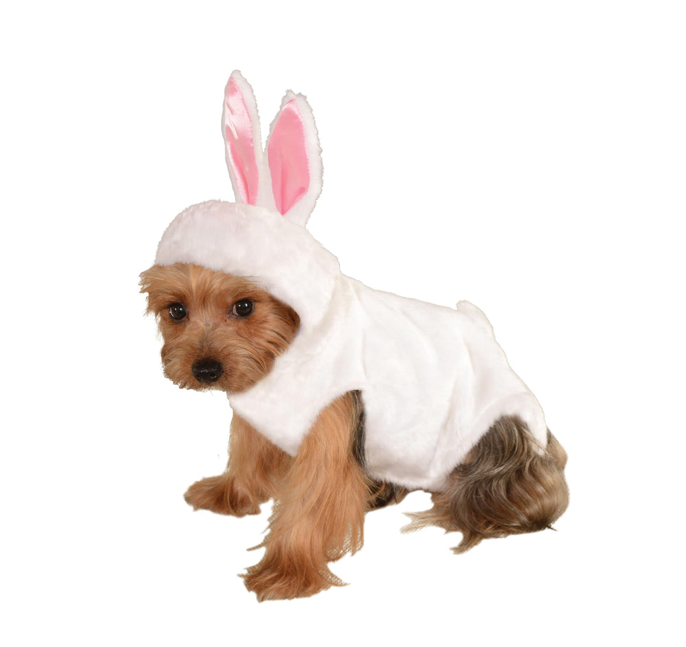 Costume Rubies Lapin avec capuche, confort et style pour chien ou chat.