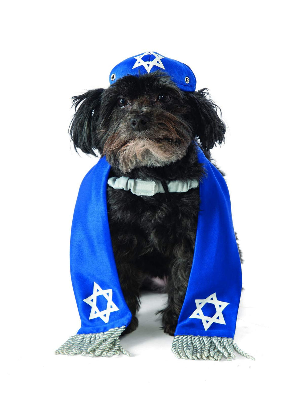 Rubies Yarmulke-Tallis pour animaux, accessoire festif idéal pour photos et fêtes.