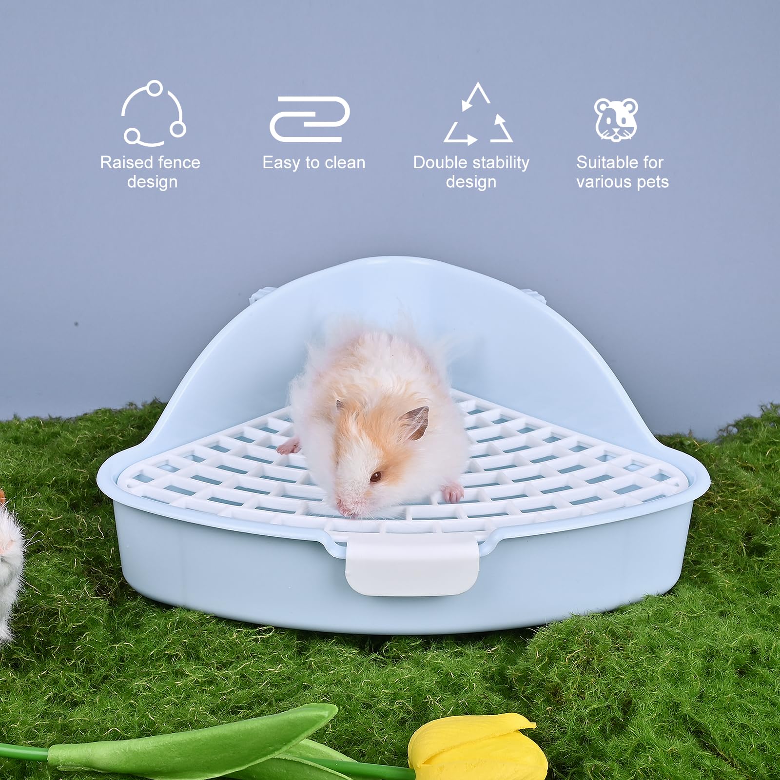 RubyHome litiere-petits-rongeurs, design adapté et usage quotidien pratique.