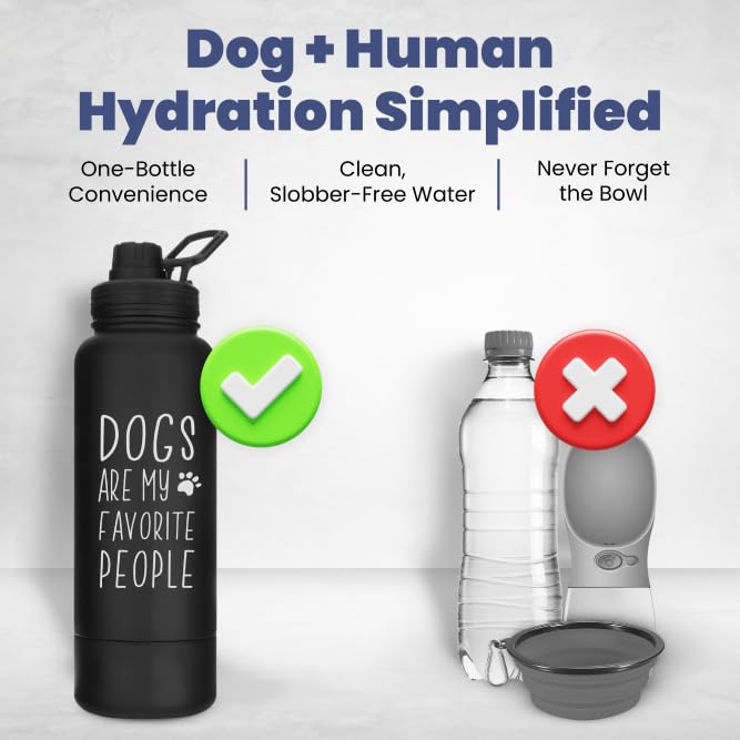 Bol chien amovible pour hydrater votre compagnon pendant les promenades.