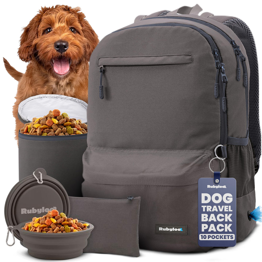 Rubyloo sac voyage chien ensemble, vue d’ensemble pour organiser les essentiels.