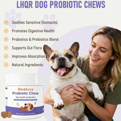 Rudiccs Probiotiques chien – friandise molle : saveur agréable et soutien digestif.
