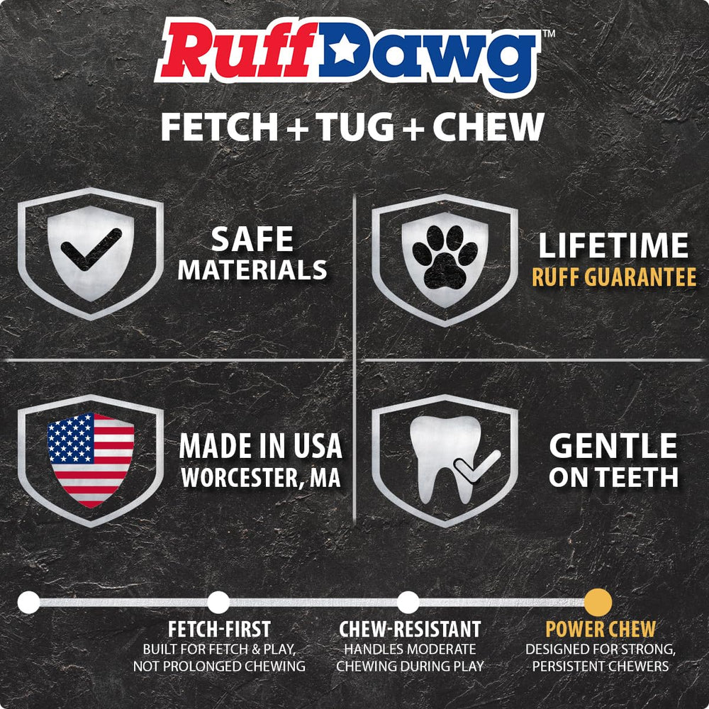 Ruff Dawg Big Dawg rebond interactif encourage les jeux de récupération.