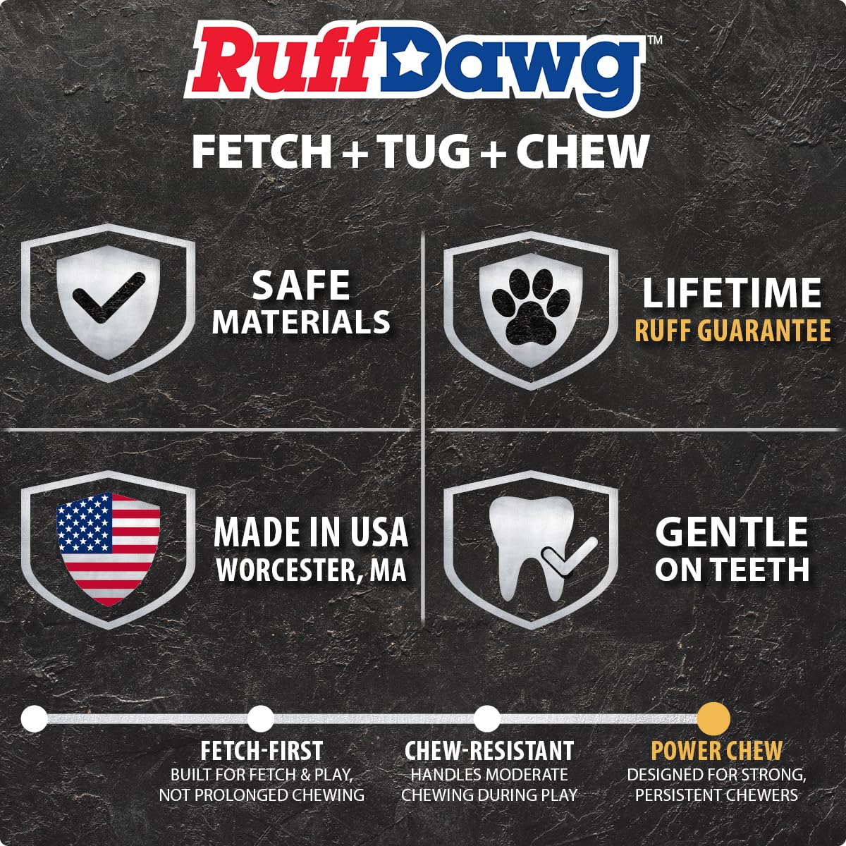 Ruff Dawg Football XL – jeu-exterieur: idéal pour le jardin, le parc et les sorties en plein air.