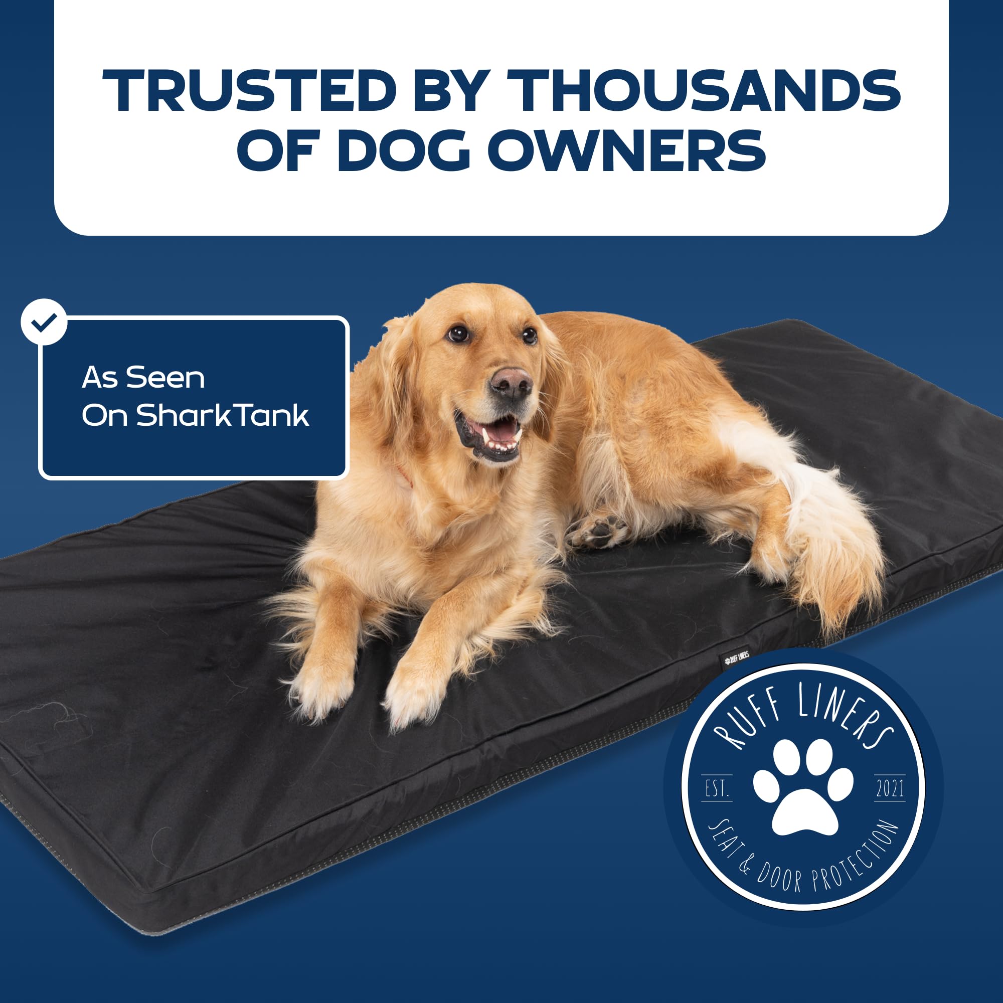 Ruff Liners: imperméable et facile à nettoyer pour les accidents ou éclaboussures.