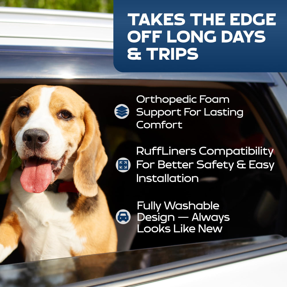 Ruff Liners: surface Oxford 600D douce et durable résiste aux trajets quotidiens.