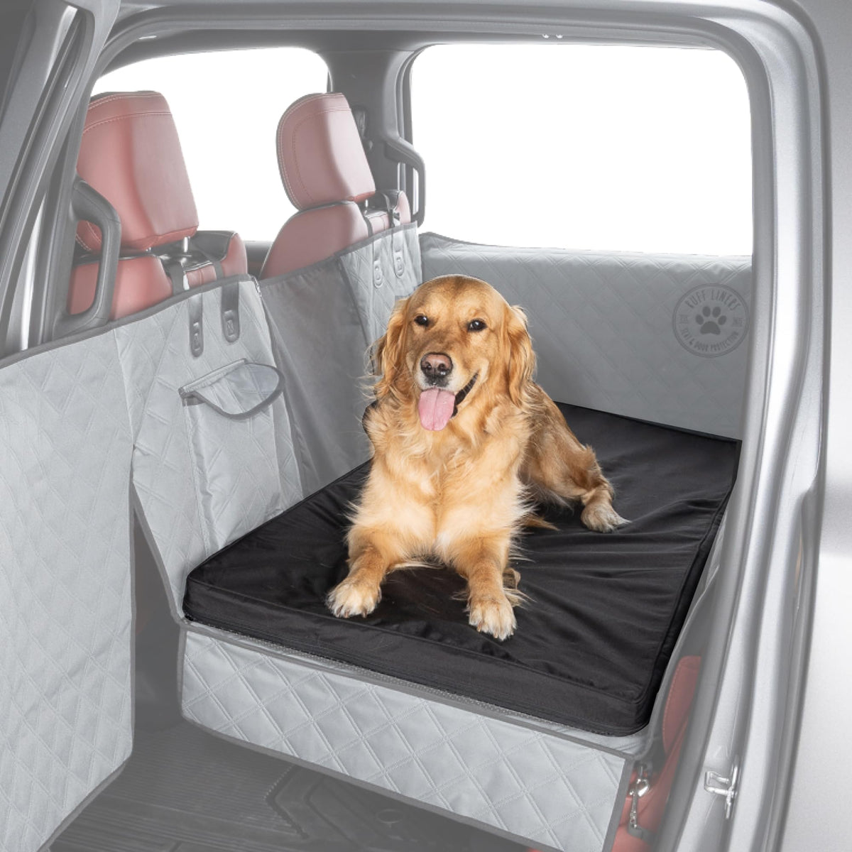 Ruff Liners: tapis chien banquette arrière avec mousse rebond pour confort.