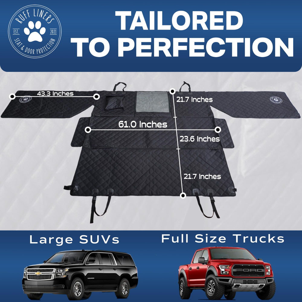 Ruff Liners XL hamac pour chien, trajet propre et détendu.