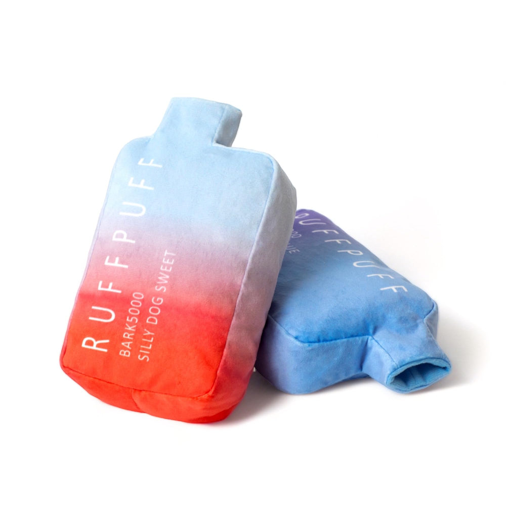 Jouet Ruff Puff taille pratique, adapté à tous les chiens.