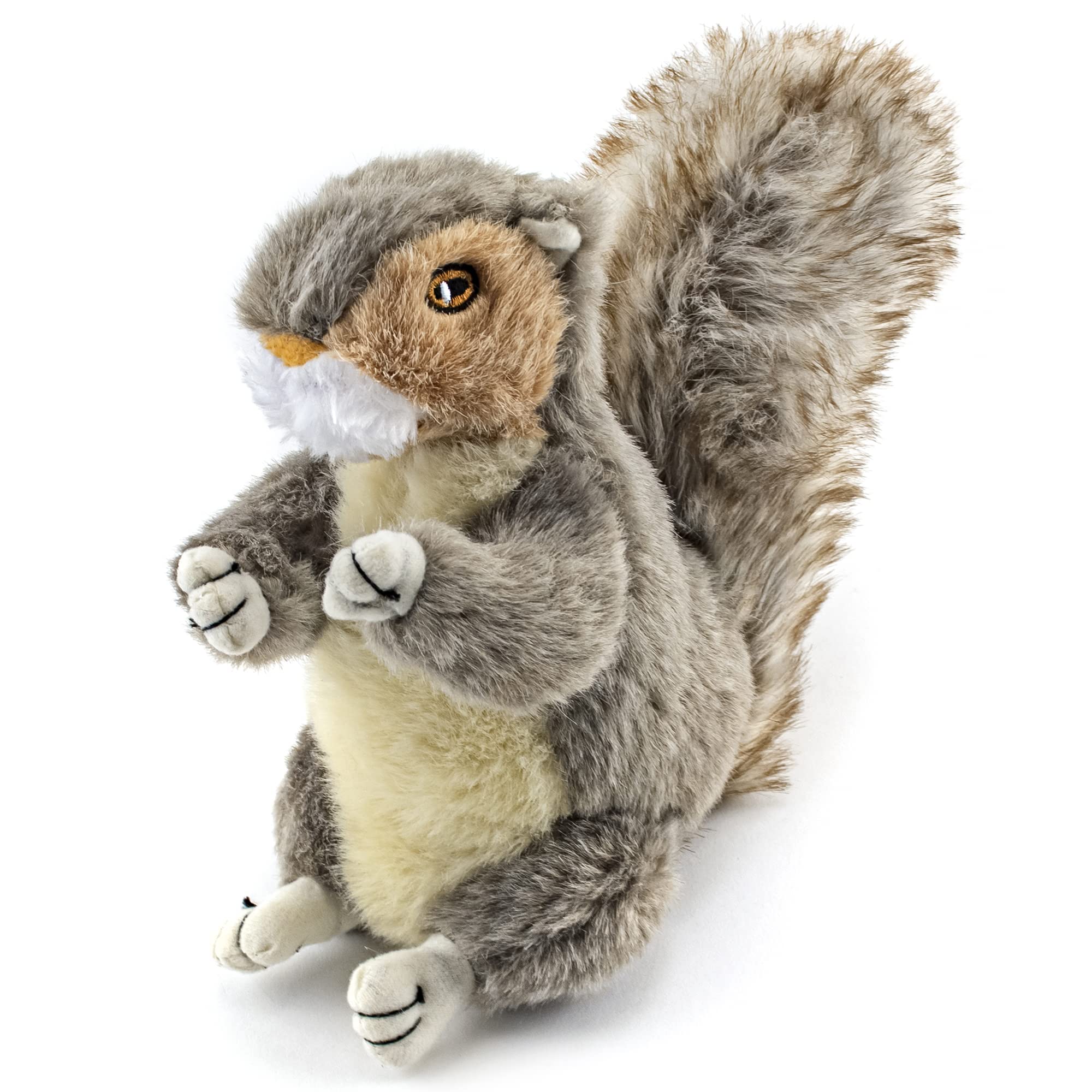 Ruffin' It Écureuil peluche design réaliste — attire l’instinct de chasse
