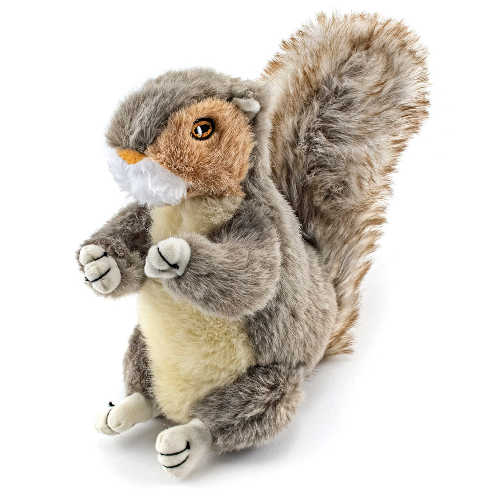 Ruffin' It Écureuil peluche design réaliste — attire l’instinct de chasse