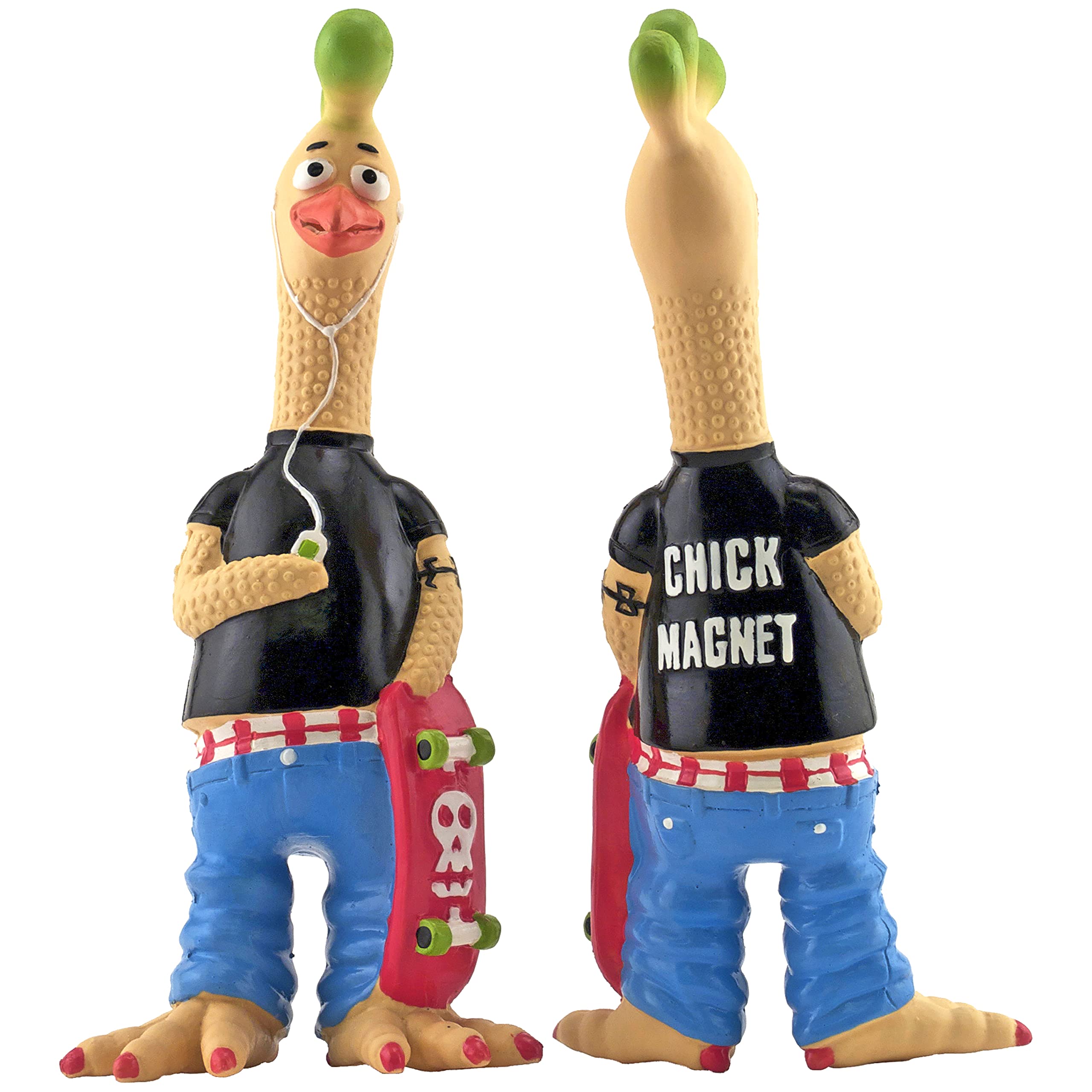 Ruffin' It Tony Mohawk, vue sur le jeu tir et traction avec le poulet-latex.