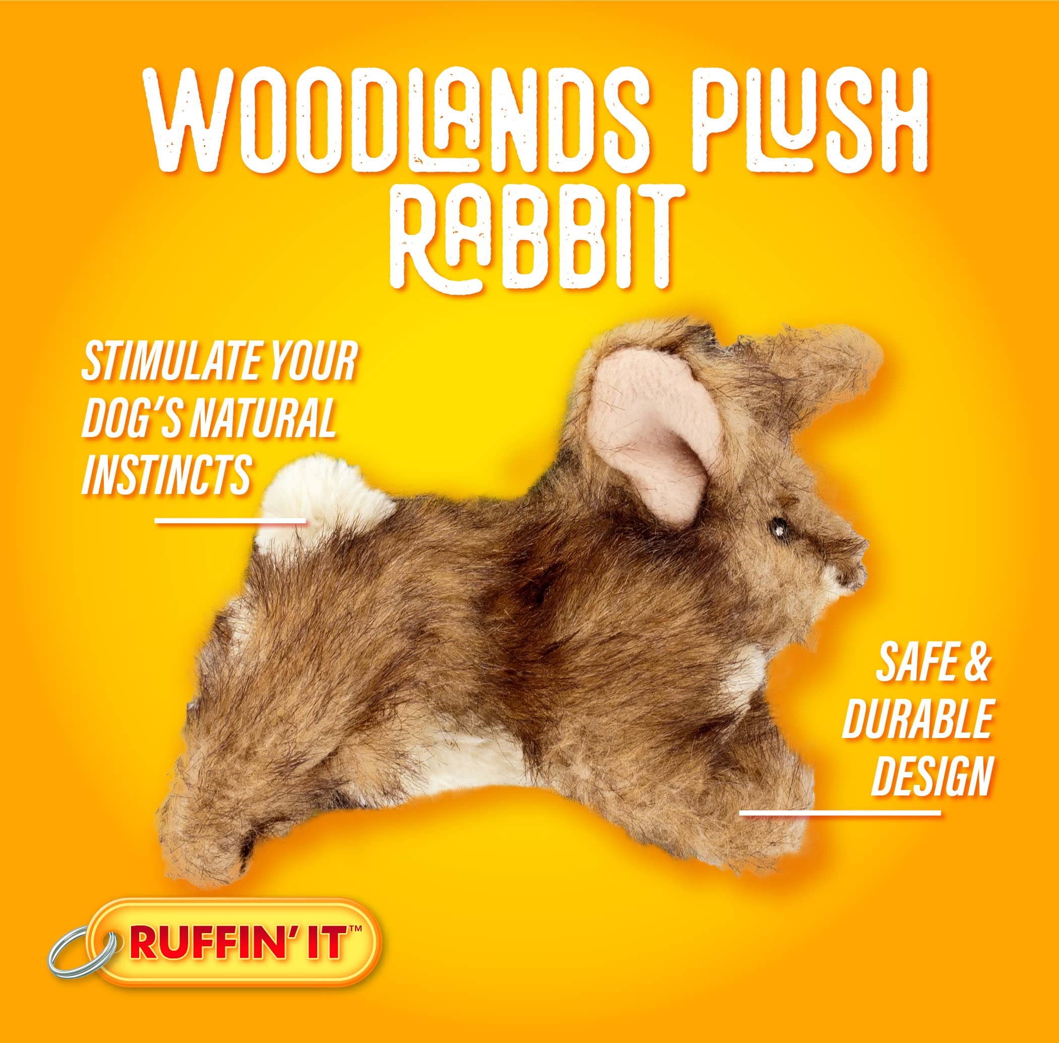 RUFFIN' IT lapin en peluche pour tous les chiens et tailles