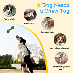 Sifflet interne intégré stimule le jeu interactif du chien.