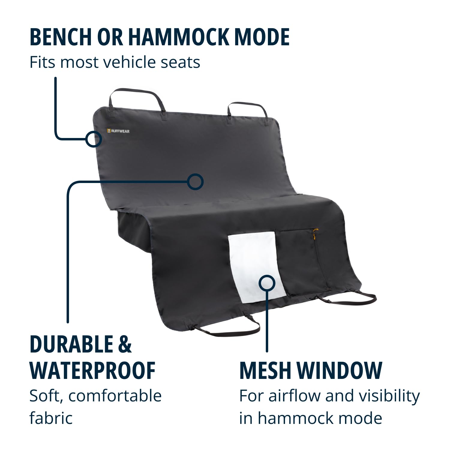 Ruffwear Dirtbag, mode hamac pour trajets plus confortables pour le chien