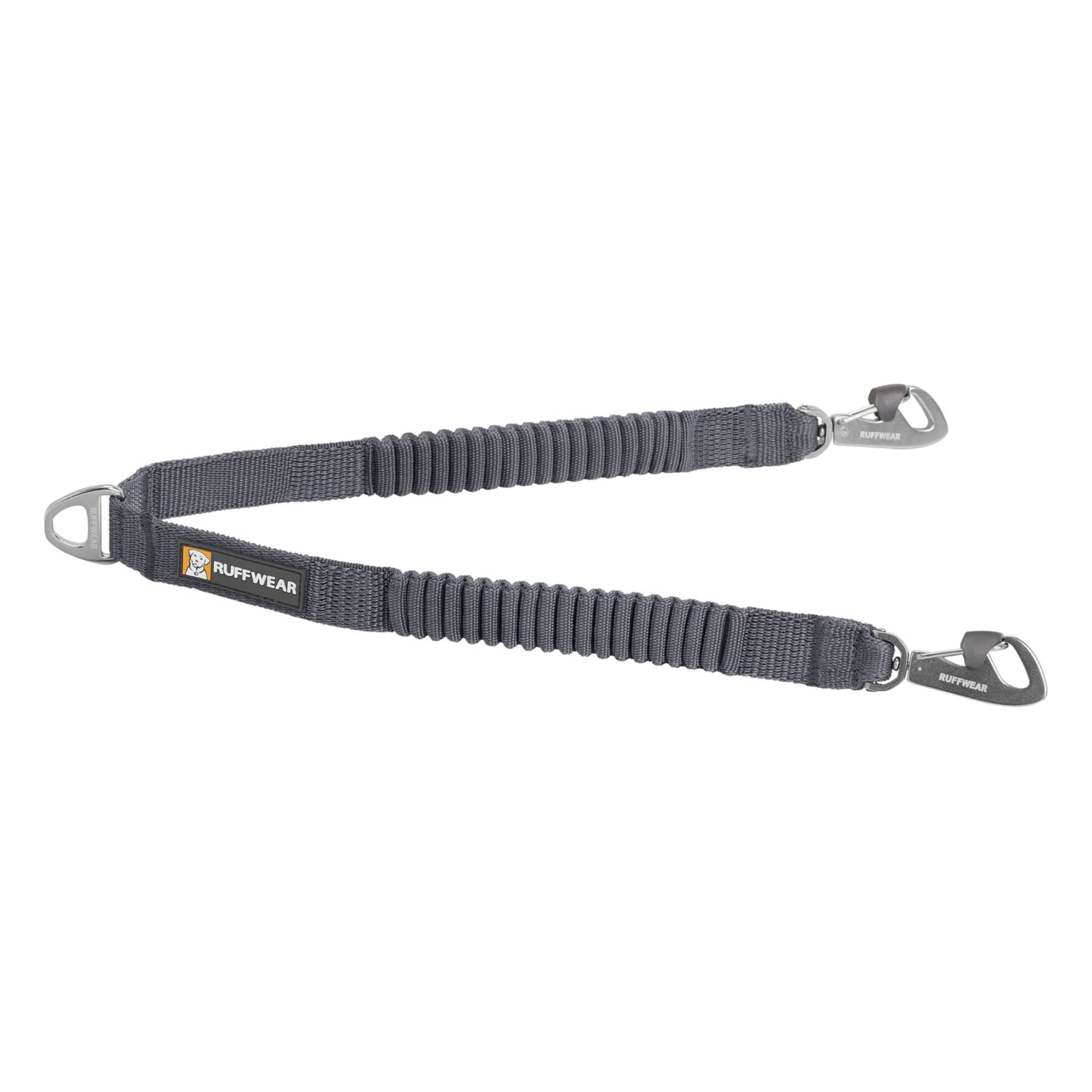 Ruffwear Double Track Coupler avec clip Crux pour éviter les nœuds pendant les promenades.