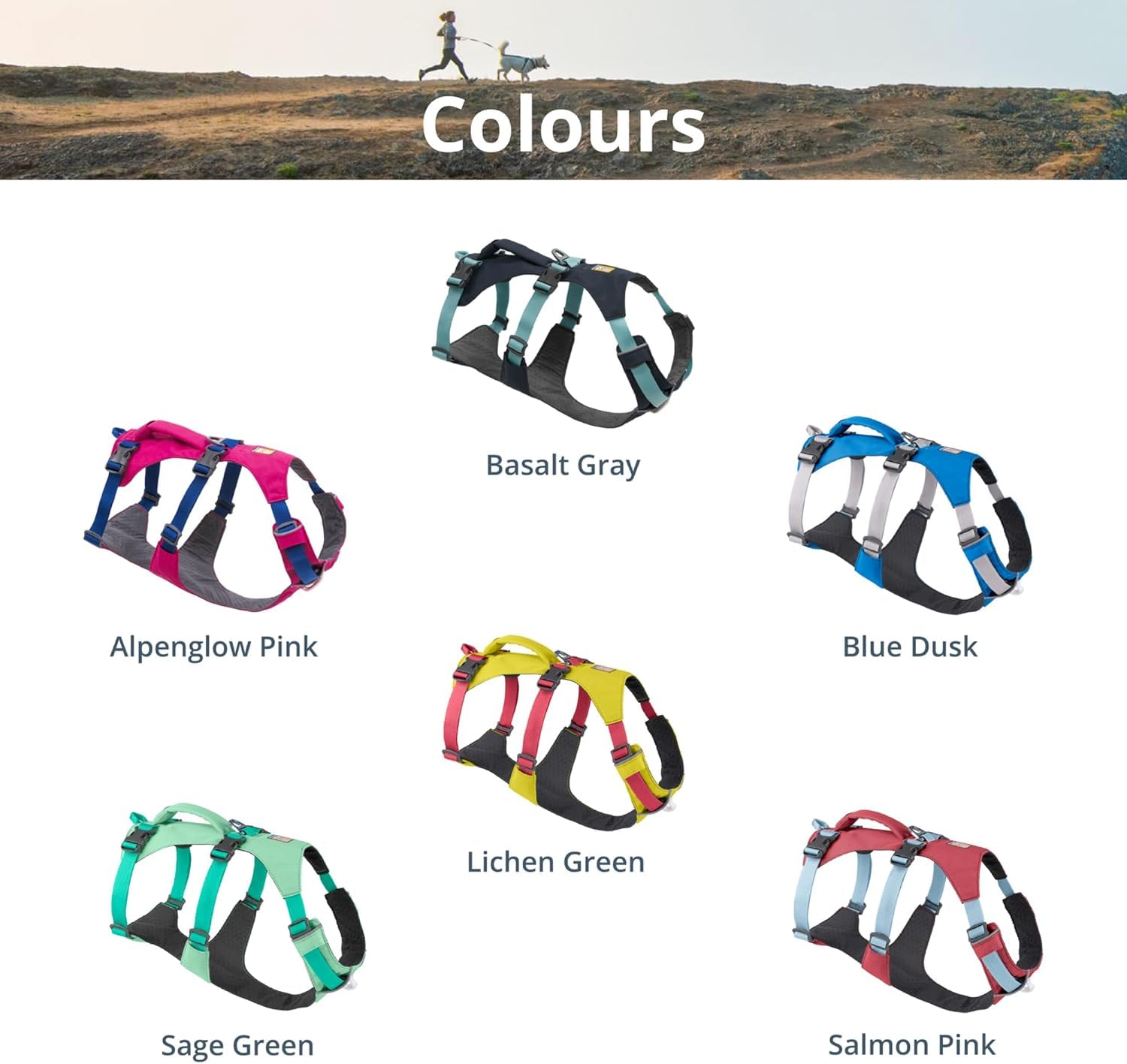 Ruffwear Flagline harnais: parfait pour usage quotidien et randonee.