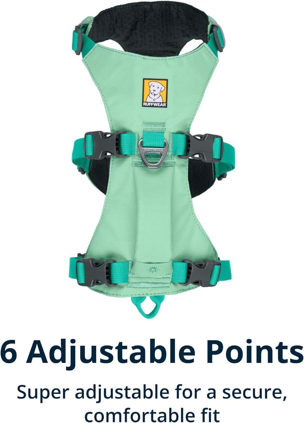 Tissu durable et respirant avec liner anti-tache Ruffwear Flagline.