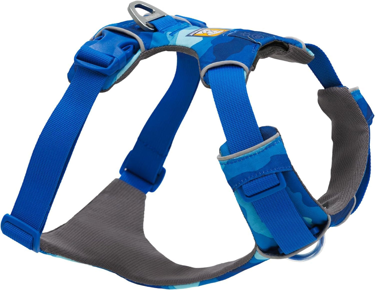 Ruffwear Front Range harnais, anneau V dorsal, pour des promenades plus contrôlées.