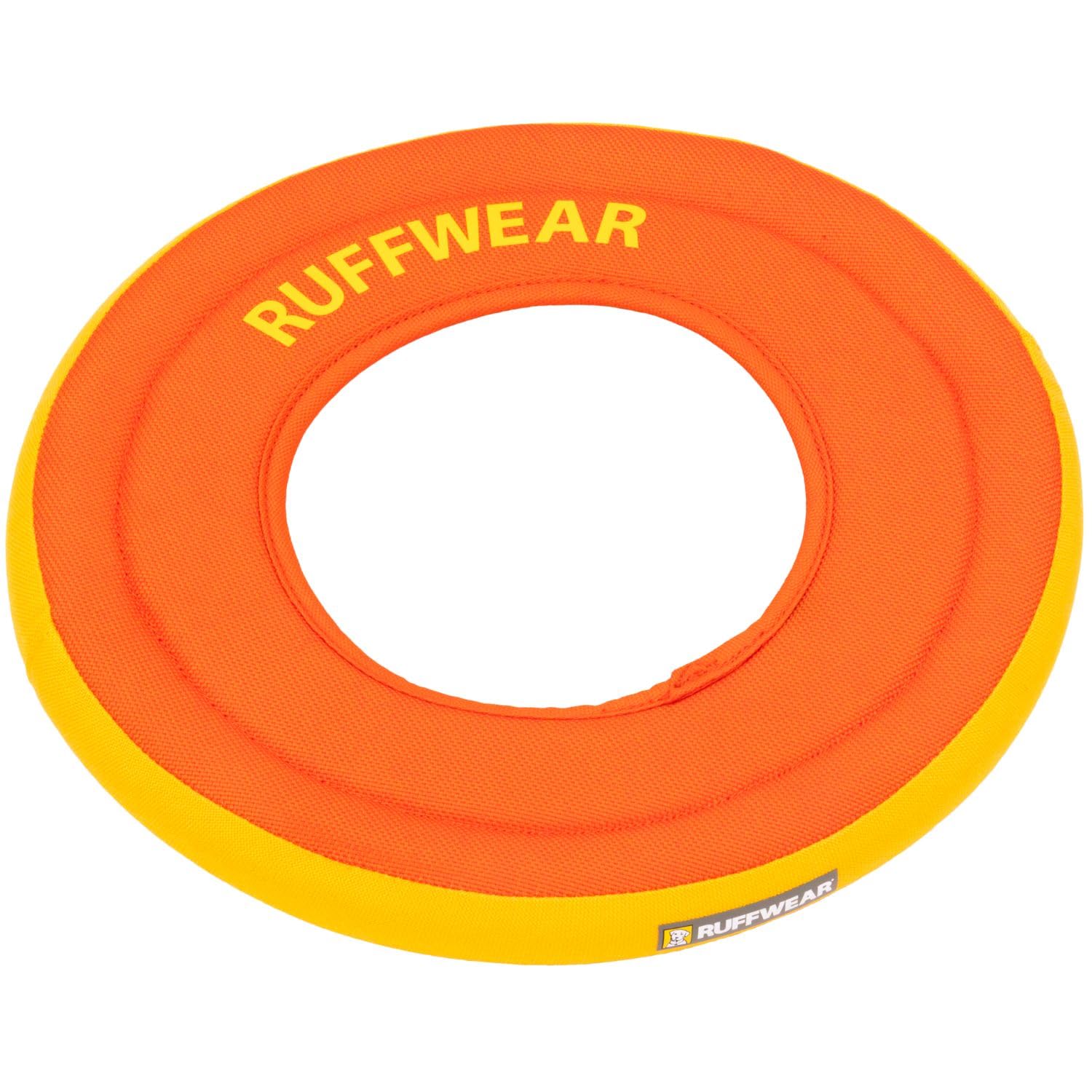 Ruffwear Hydro Plane frisbee flottant dans l'eau, visibilité élevée pour les jeux aquatiques