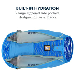 Ruffwear Trail Runner montrant les poches zippées pour les essentiels