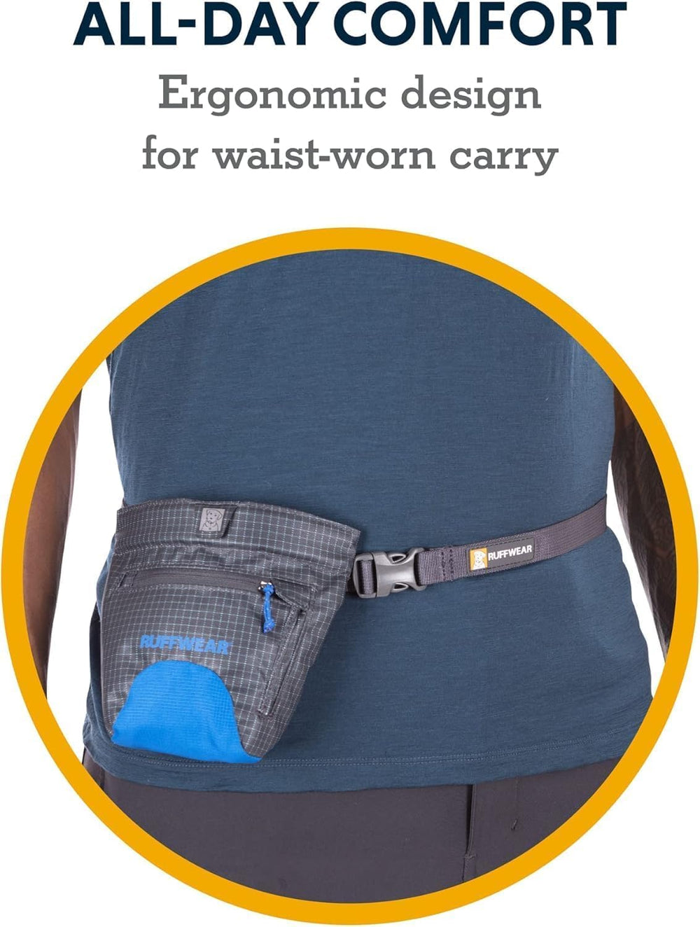 Poche zippée Ruffwear Treat Trader pour clés et petits indispensables