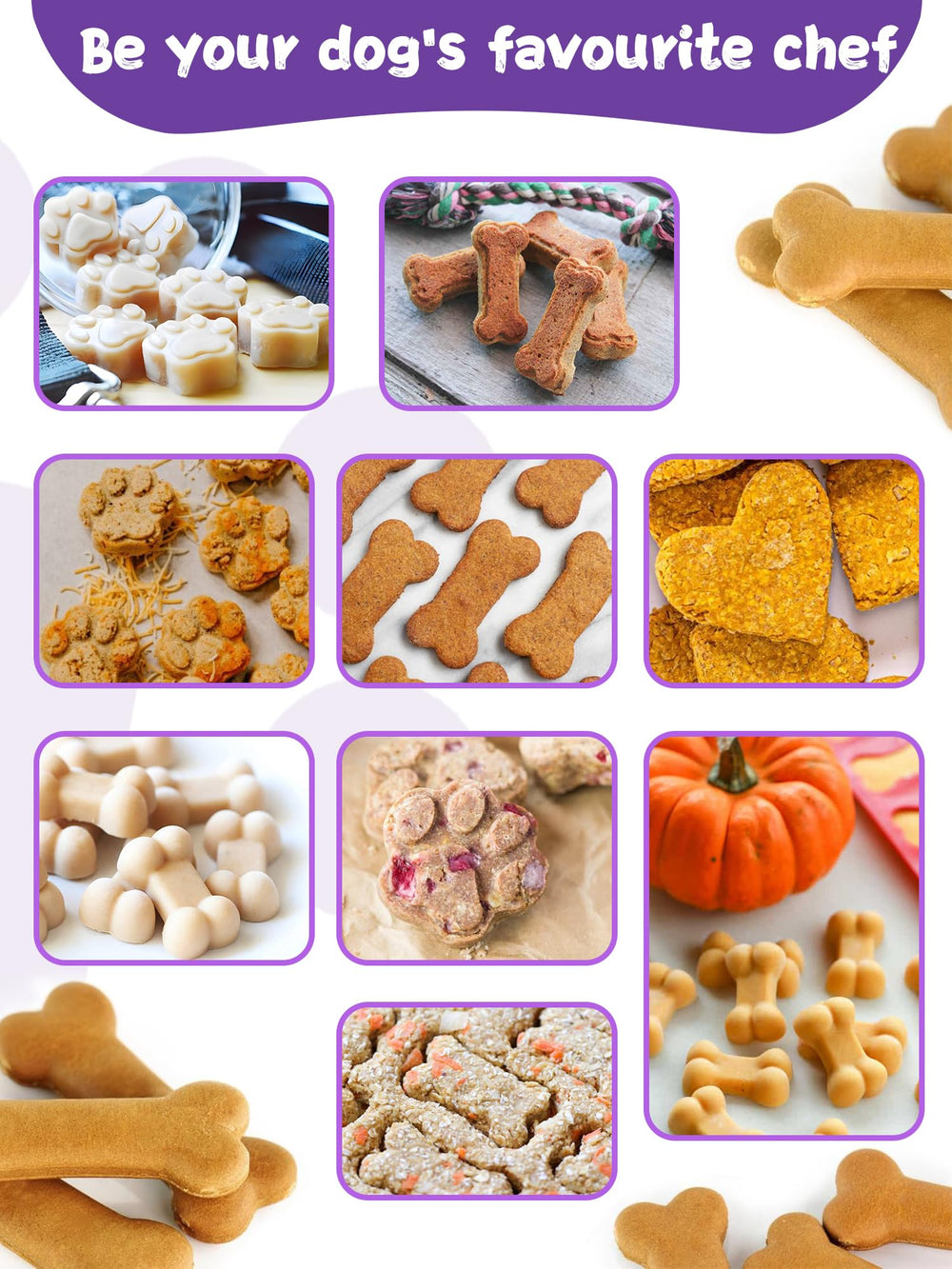 Cartes-recettes RugvomWM pour préparer des friandises simples