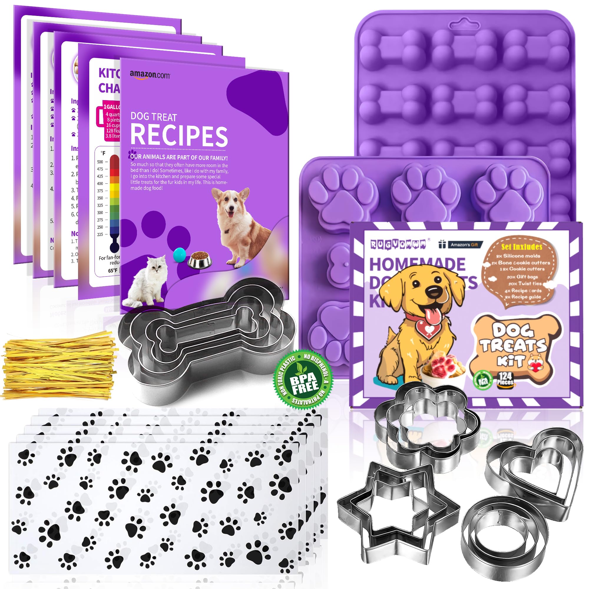 Moule silicone RugvomWM pour friandises maison sans additifs