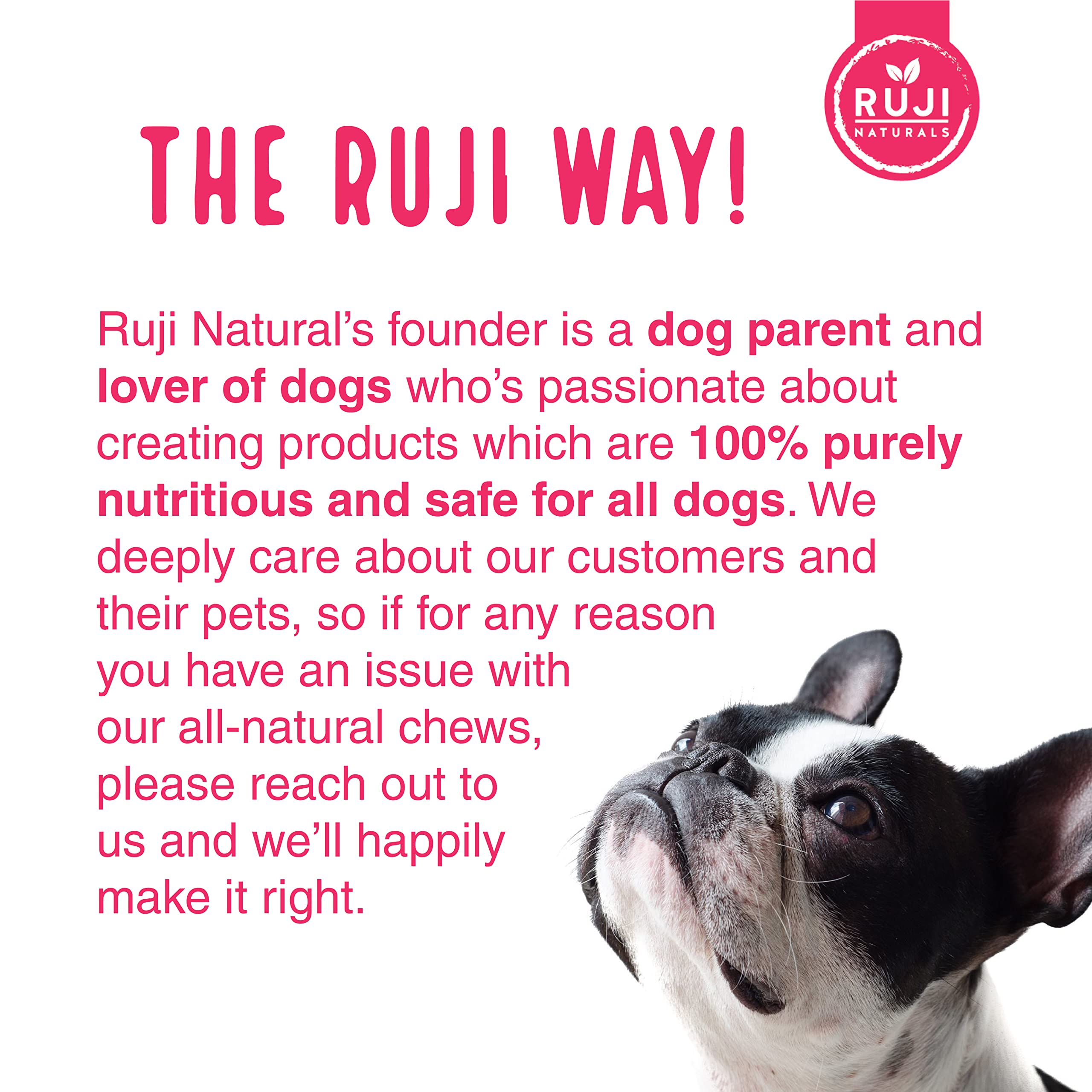 Ruji Naturals aliments quotidiens pour chiens de tous âges