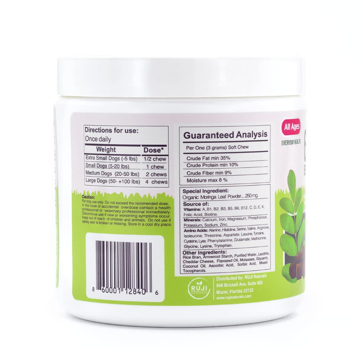 Ruji Naturals bouchée saveur fromage, appétente pour chien