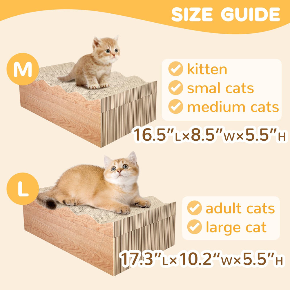 RUMUUKE Tapis-Griffes Chat 3-pack, grande surface de griffage pour confort du chat.