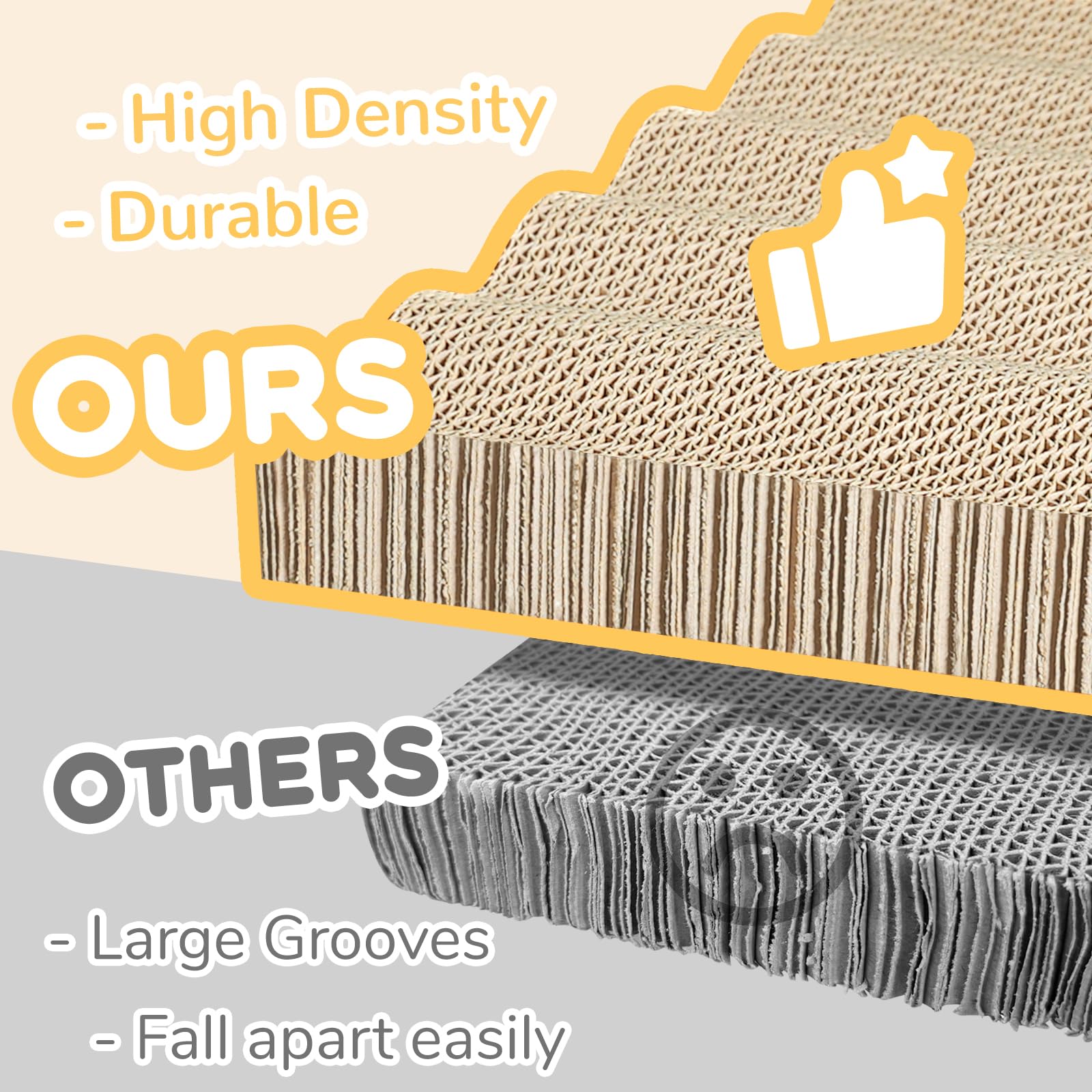 RUMUUKE Tapis-Griffes Chat 3-pack, protection des meubles et réduction du griffage.