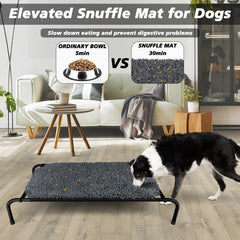 Rundik coussin chenille: douceur moelleuse pour le repos du chien.