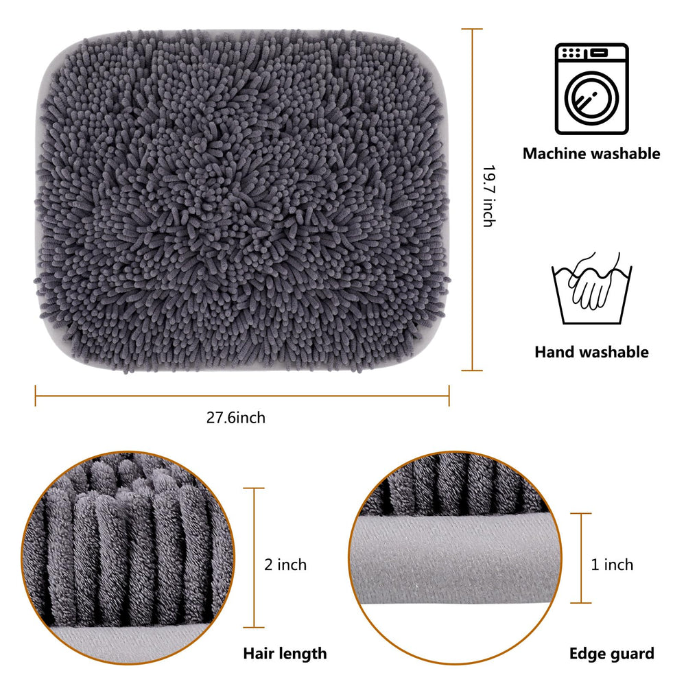 Rundik Tapis d'olfaction, lavable en machine pour un entretien rapide.