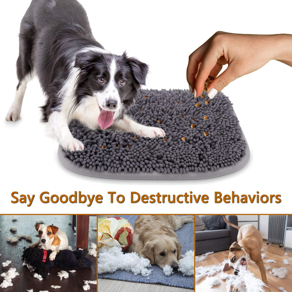 Rundik tapis-olfactif chien reniflant: invitation a l exploration et a la concentration.