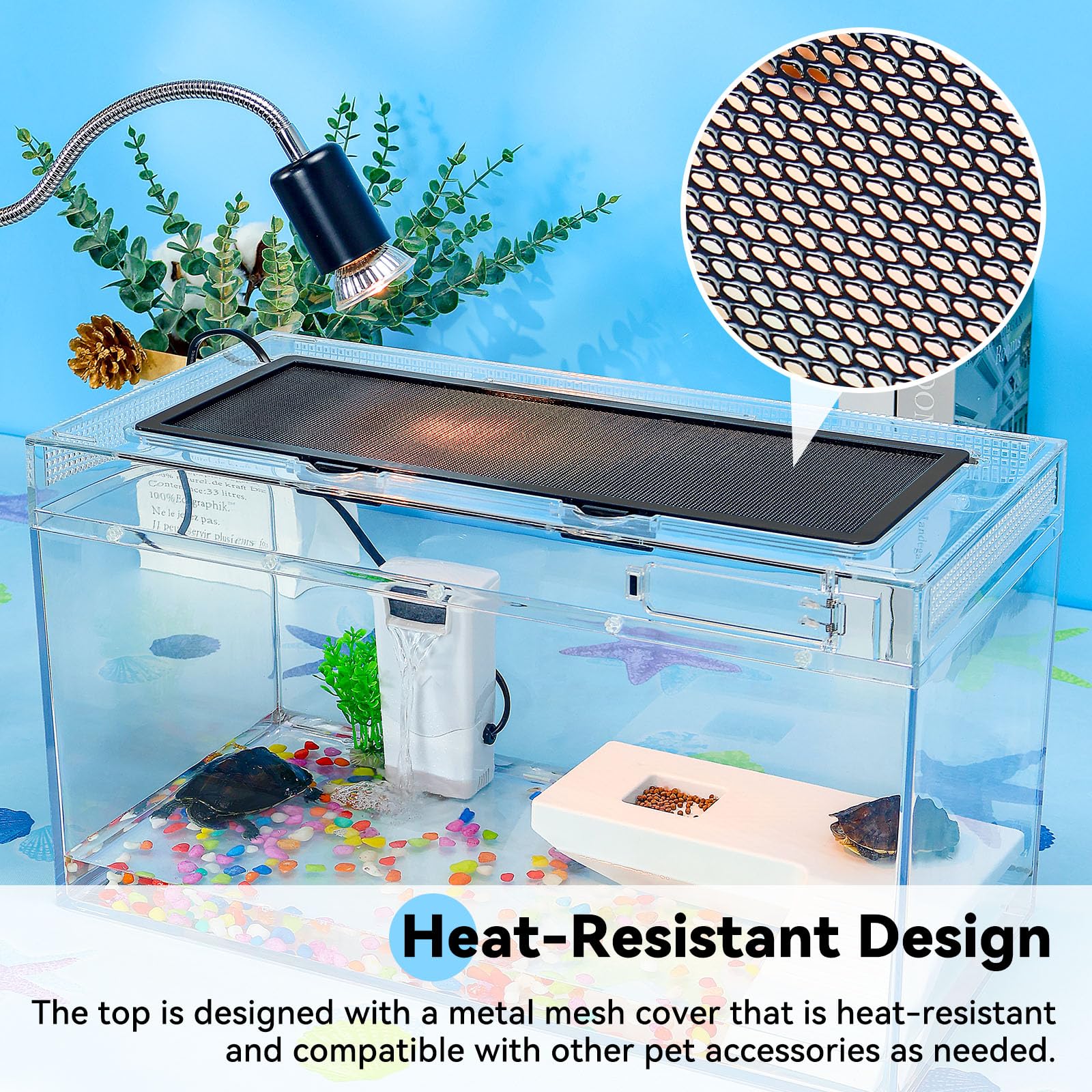 Runduck ensemble accessoires chauffage et filtre pour un habitat complet.