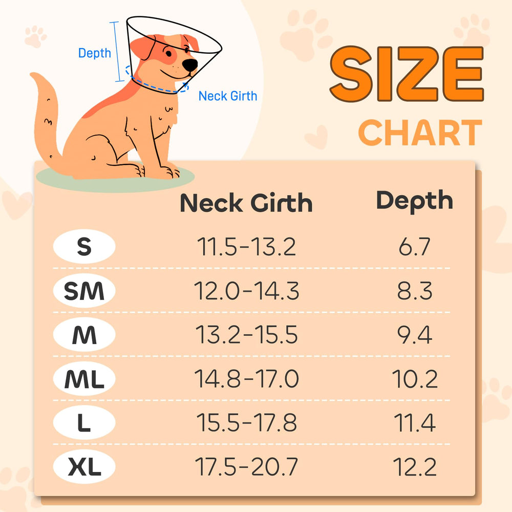 Cône Runeap pour petit chien, réduction du léchage en douceur.