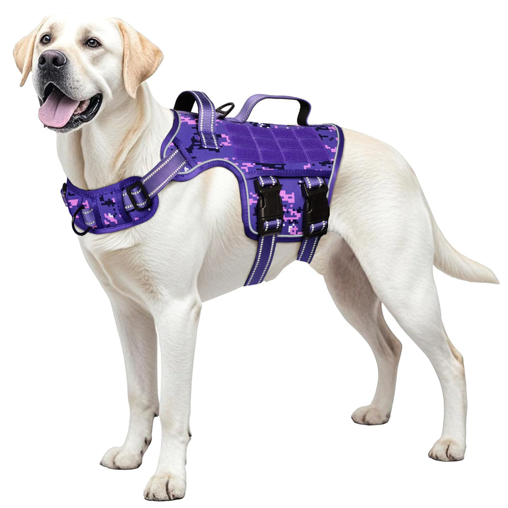 Harnais RunFido pour chien grand avec boucle rapide, facile à mettre et retirer.