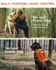 RunFido harnais chien poignées nylon pour prise facile