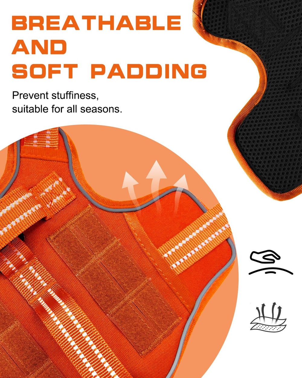 RunFido harnais chien systeme Molle pour accessoires modulables
