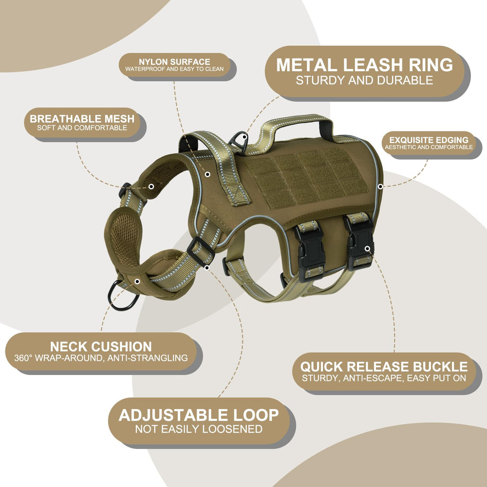 RunFido harnais doublure mesh respirante, confort pendant longues sorties.