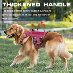 RunFido harnais tactique pour chien moyen — boucles rapides facilitant l'enfilage